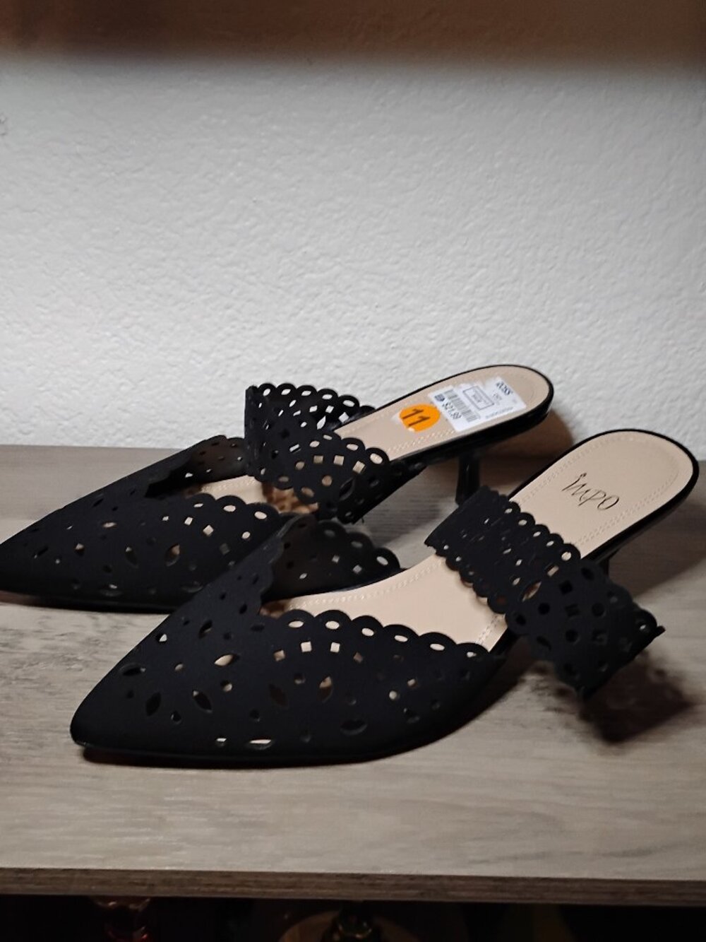 IMPO Esmeralda Kitten Heels Size 11 NWT